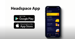 A mobile device displaying the Headspace application.