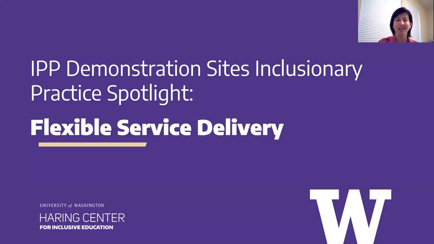 Flexible Service Delivery Tip Sheet Video Washington CEEDAR